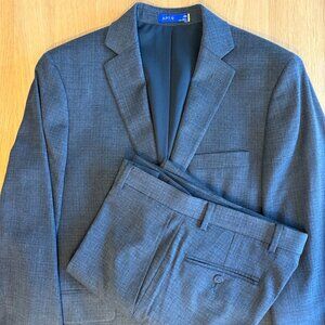 APT 9 Suit Mens Button Blazer & Pants - Slim Fit - Grey